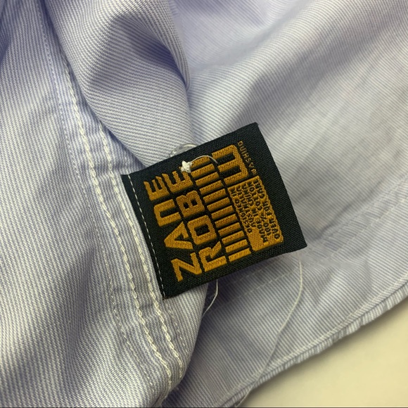 Zanerobe Australia Button Front Shirt Blue Large - Picture 11 of 15